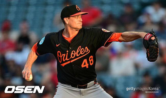 [사진] 볼티모어에서 방출된 카일 깁슨. ⓒGettyimages(무단전재 및 재배포 금지)