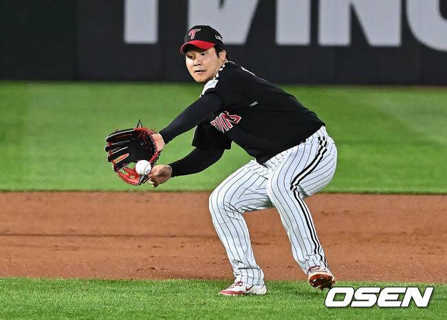 [OSEN=부산, 이석우 기자] LG 트윈스 문보경 012 2025.05.20 / foto0307@osen.co.kr