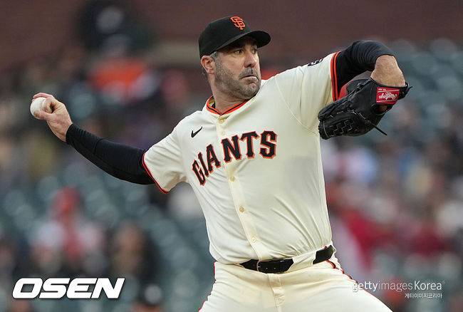 [사진] 샌프란시스코 저스틴 벌랜더. ⓒGettyimages(무단전재 및 재배포 금지)