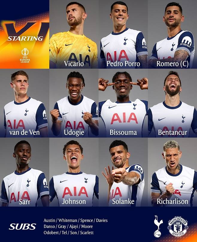 トッテナムは、22日の午前4時からスペインのビルバオにあるエスタジオサンマムズでマンチェスターユナイテッド（イングランド）とUEFAヨーロッパリーグファイナルを演じています。最近負傷から戻ってきた息子・フンミンは、ゲームのベンチを待っています。トッテナムは、ディフェンダールークショーの42分の前半の前半を終えました。この後、息子のホンミンは2015年にトッテナムに加わった後、最初の公式チャンピオンシップに勝ちます。トッテナム・ホットスパー