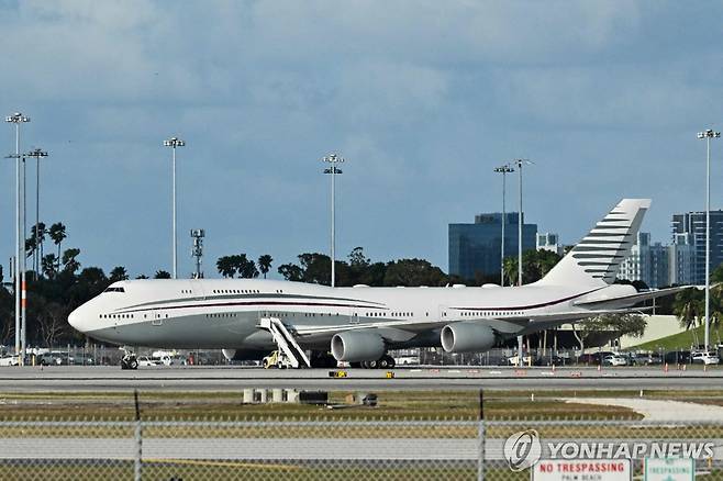카타르의 보잉 747 항공기 [AFP 연합뉴스 자료사진. 재판매 및 DB 금지]