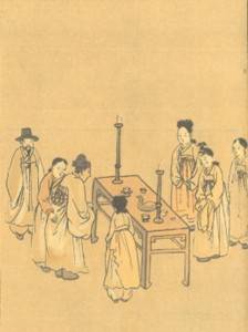 교배례 조선풍속화보(1910, 나카무라킨죠)