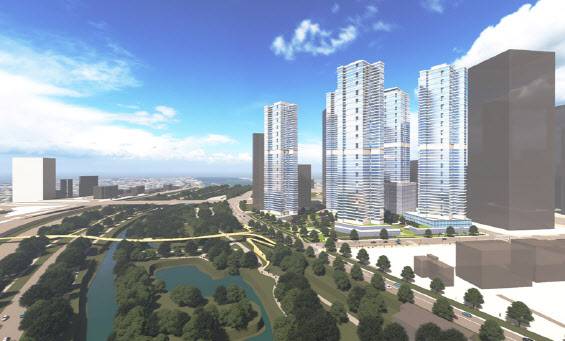 여의도 광장아파트 28번지 재건축 사업 조감도.(사진=서울시)