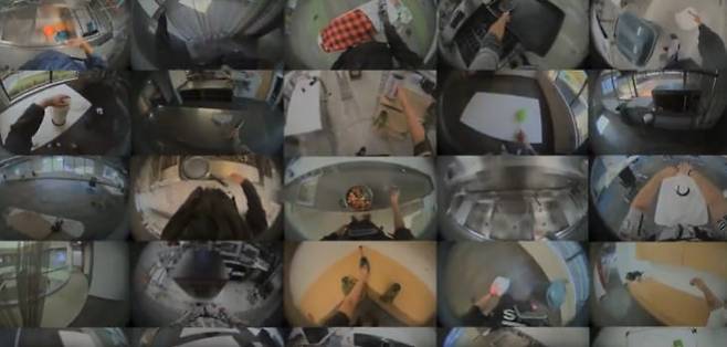 테슬라 휴머노이드 로봇 옵티머스가 학습한 1인칭 시점의 영상./ 엑스(X)