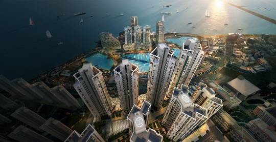 '시화 mtv 푸르지오 디오션' 오피스텔 조감도. [대우건설 제공]