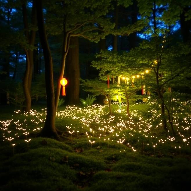 옥천 안터마을 반딧불이. 옥천대청호생태관광협의회