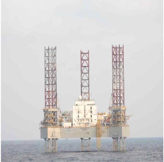 중국이 '심해양식 관리보조시설'이라고 주장하는 서해 구조물. 엄태영 국민의힘 의원실