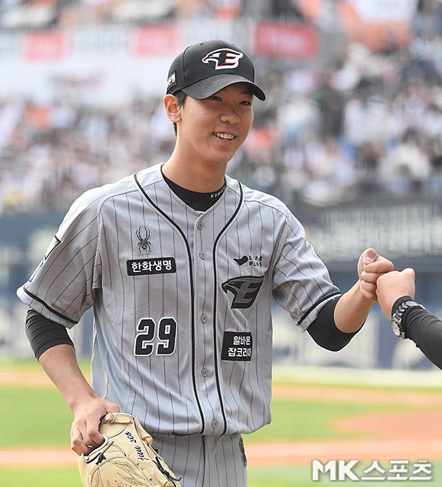 황준서는 21일 울산 NC전에서 한층 성장한 모습을 보였다. 사진=천정환 기자