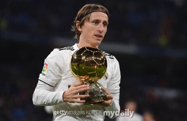 2018 발롱도르를 수상한 루카 모드리치. /게티이미지코리아