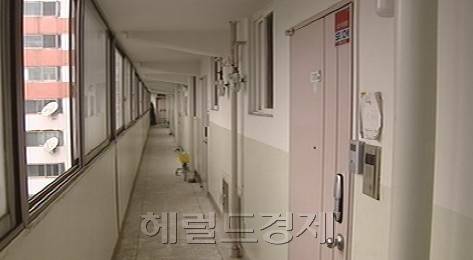 복도식 아파트의 모습. [헤럴드경제]