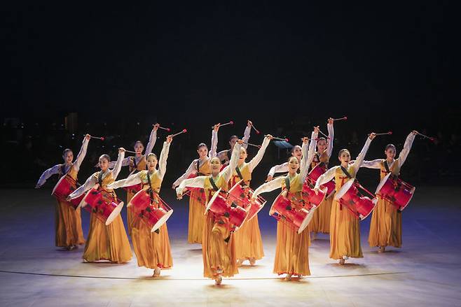 국립국악원 무용단 '상선약수' 공연 중 장구춤 (사진=국립국악원 제공) *재판매 및 DB 금지