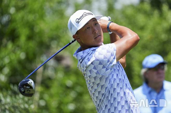 [포트워스=AP/뉴시스]PGA 투어 존 박 2025.05.22.