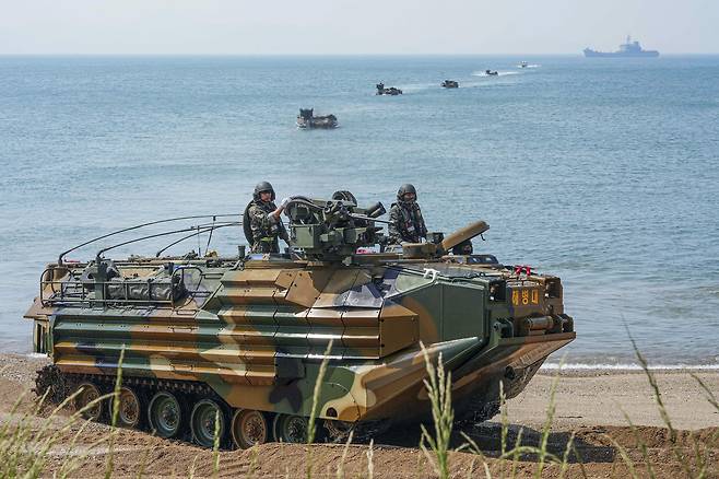 해병대, 전반기 서북도서 합동방어훈련 [출처 = 해병대]