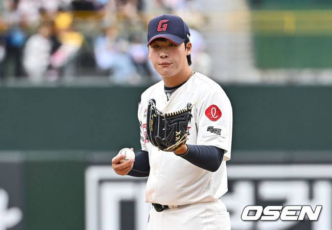 [OSEN=부산, 이석우 기자] 롯데 자이언츠 이민석 088 2025.05.05 / foto0307@osen.co.kr