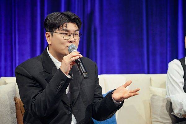 하우스 오브 걸스 제작발표회 신용재 / 사진=ENA