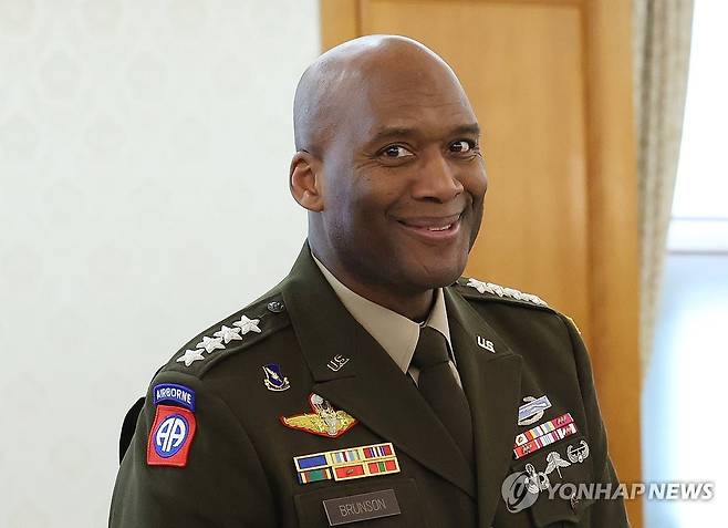 브런슨 주한미군사령관 [대통령실통신사진기자단]