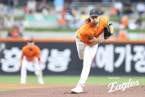 한화 선발 와이스의 역투 [한화 이글스 제공. 재판매 및 DB 금지]
