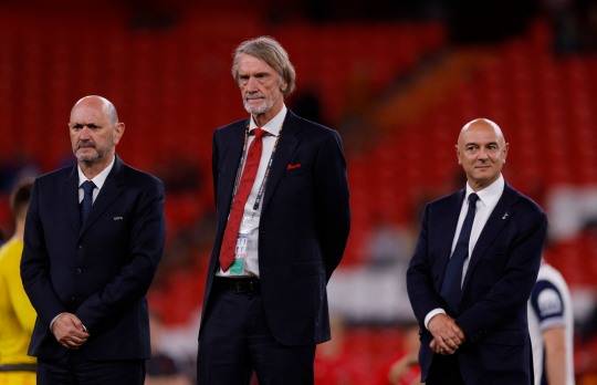 맨유 구단주 짐 랫클리프(가운데). 사진[로이터=연합뉴스]