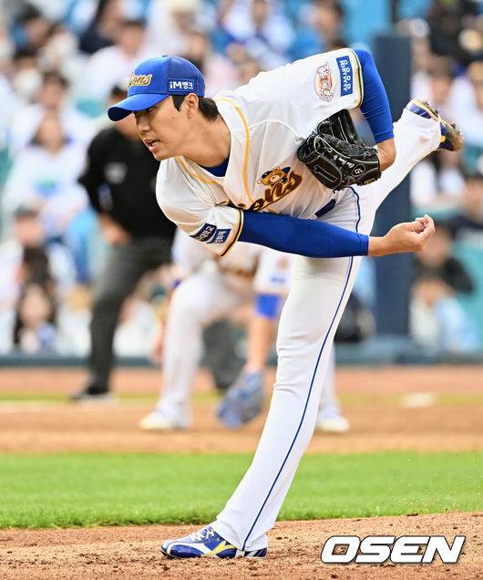 [OSEN=울산, 이석우 기자]  삼성 라이온즈 최충연 031 2023.05.13 / foto0307@osen.co.kr