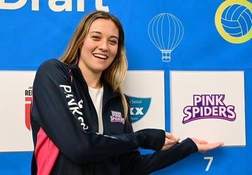 흥국생명의 외국인 선수 지명을 받은 라셈 [한국배구연맹 제공. 재판매 및 DB 금지]