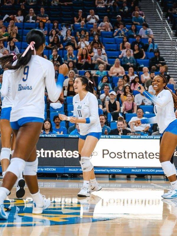 대학 선수 시절의 오드리 박(중앙)  [오드리 박 제공. 재판매 및 DB 금지]