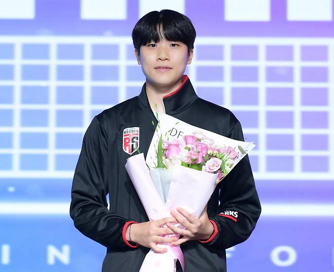 2024-25시즌 신인드래프트서 정관장 지명을 받은 손혜진 [한국배구연맹 제공. 재판매 및 DB 금지]