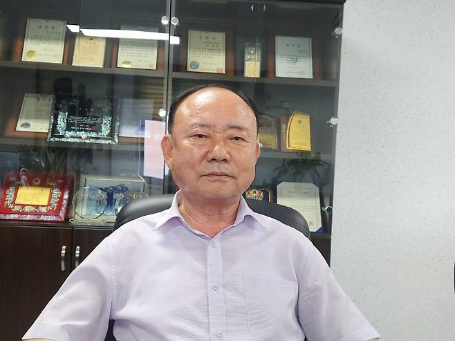 유복만 백두산건설 대표.