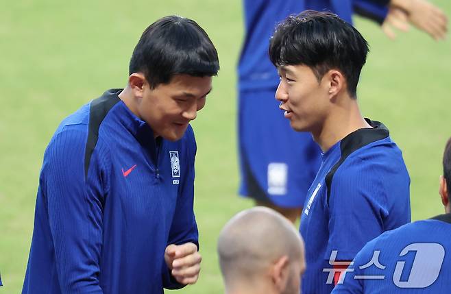 손흥민과 김민재. /뉴스1 ⓒ News1 김도우 기자