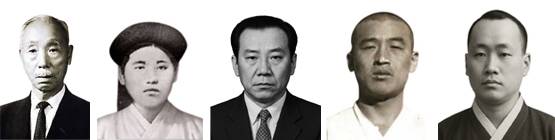 이규갑 (왼쪽부터) ,&nbsp;이애라 ,&nbsp;이길영 ,&nbsp;이응열 ,&nbsp;이민화. 사진=국가보훈부