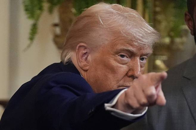 도널드 트럼프 미국 대통령. AP 뉴시스