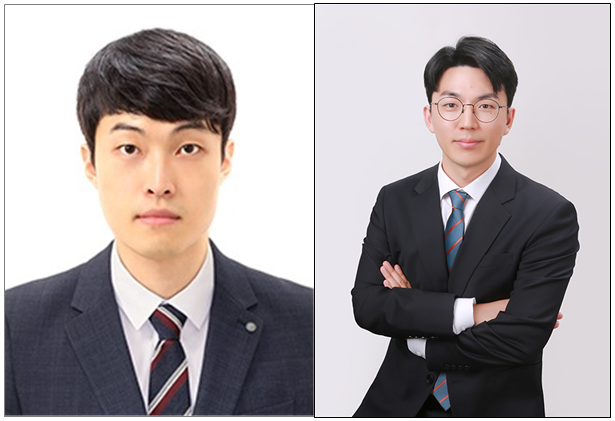 유기현 KIST 기능성복합소재연구센터 학생연구원(왼쪽)과 김대윤 책임연구원. KIST 제공.