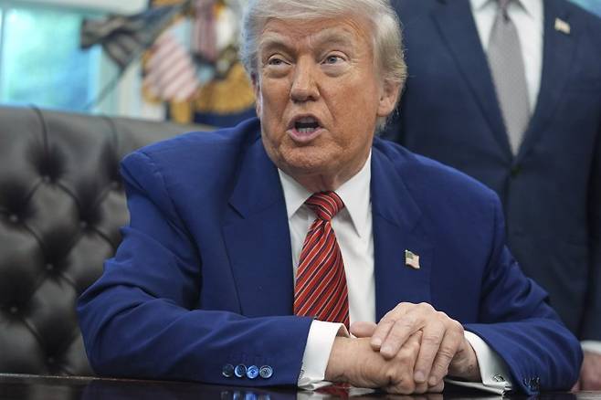 도널드 트럼프 미국 대통령. 뉴시스
