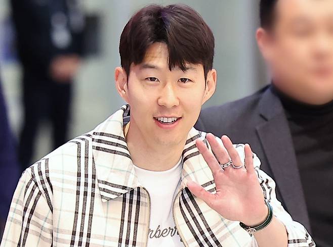 메가MGC커피 모델 손흥민 /사진=연합뉴스