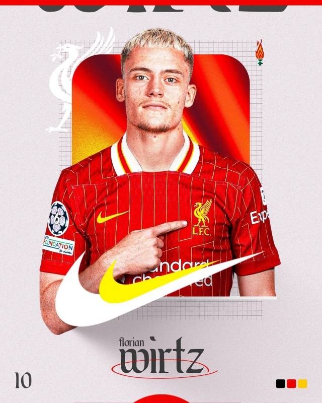 리버풀은 올 여름 주인공이 되기 위해 철저히 준비하고 있다. 독일, 아니 전 세계가 주목하는 신성 플로리안 비르츠를 영입하기 위해 지갑을 열 예정이다. 사진=X