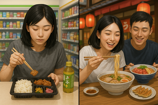 올 봄 국내 카드 지출은 주춤한 반면, 해외 결제는 활발하게 증가했다. 올 5월 황금연휴 이용현황을 살펴본 결과, 도시별 소비는 도쿄·오사카·후쿠오카가 상위권을 차지했고 엔화 환전의 경우 전년 동기 대비 188%나 급증했다. [챗GPT를 이용해 제작함]