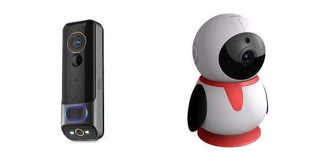 [서울=뉴시스]  ‘안심홈세트’ 이중(듀얼) 스마트 초인종(왼쪽), 홈캠(오른쪽). 2025.05.25. (자료=구로구 제공) *재판매 및 DB 금지