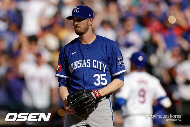 [사진] 캔자스시티에서 방출된 크리스 스트랜튼. ⓒGettyimages(무단전재 및 재배포 금지)