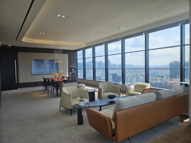 더세이지 패밀리오피스 상담실. 윤지영 기자