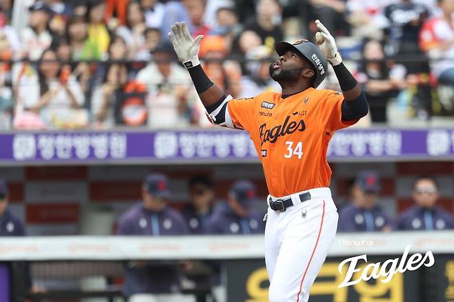 ▲ 플로리얼 ⓒ한화 이글스