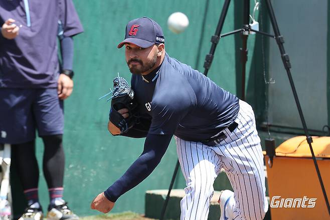 ▲ 알렉 감보아 ⓒ롯데 자이언츠