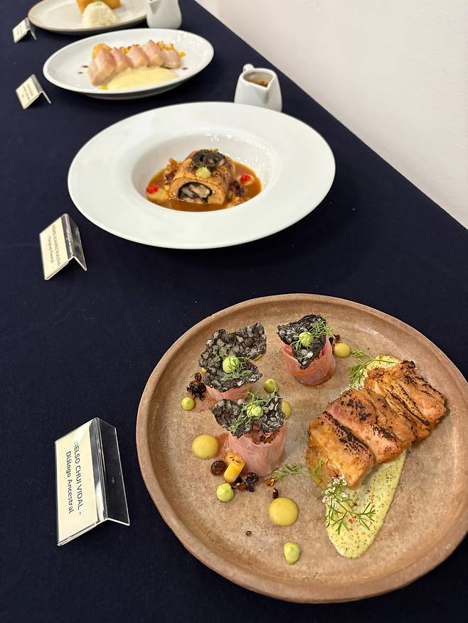 한식 경연자 출품 요리 [주페루 한국대사관 제공. 재판매 및 DB 금지]