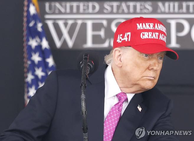 도널드 트럼프 미국 대통령 [UPI 연합뉴스 자료사진. 재판매 및 DB 금지]