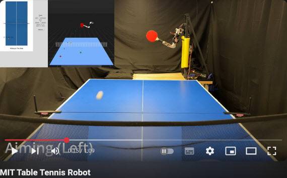(사진=MIT Table Tennis Robot 유튜브 캡처)