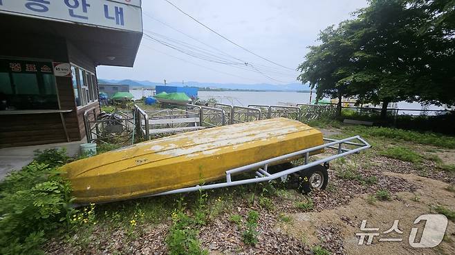 방치된 강원 춘천 삼천동 옛 배터.2025.5.23 한귀섭 기자