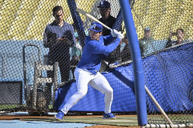 오타니 쇼헤이에게 2루타를 뺏은 LA 다저스 김혜성. AP연합뉴스