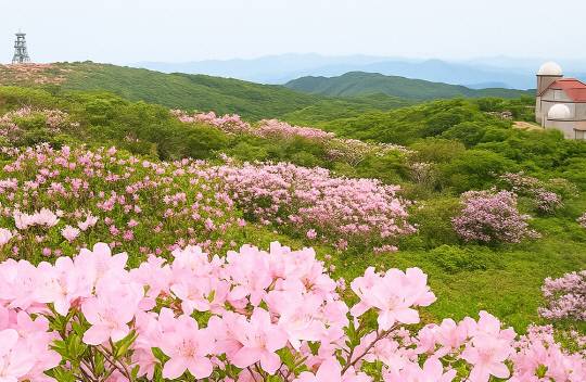 소백산 철쭉곷. 사진=단양군