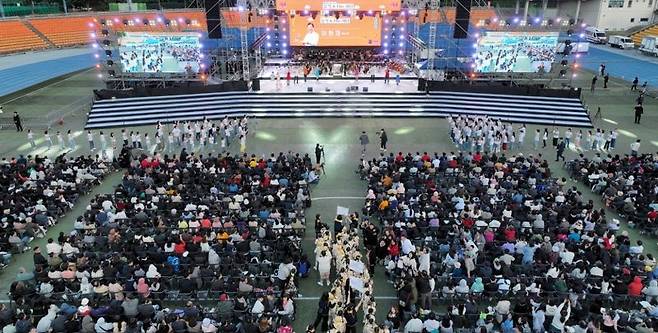 5월23~24일 이틀간 하남종합운동장에서 시민참여형 뮤직페스티벌 '뮤직 人 The 하남'이 성황리에 진행되고 있다. 하남시 제공