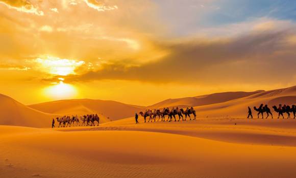 오르도스, 인컨타라 사막. [사진=모두투어]