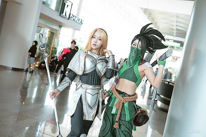 ▲ 럭스와 아칼리까지