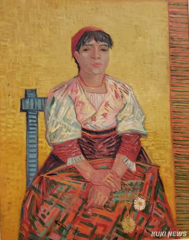 빈센트 반 고흐, 이탈리아 여인(아고스티나 세가토리, 파리의 카바레 ‘르 탕부랭’의 주인), 오르세 미술관